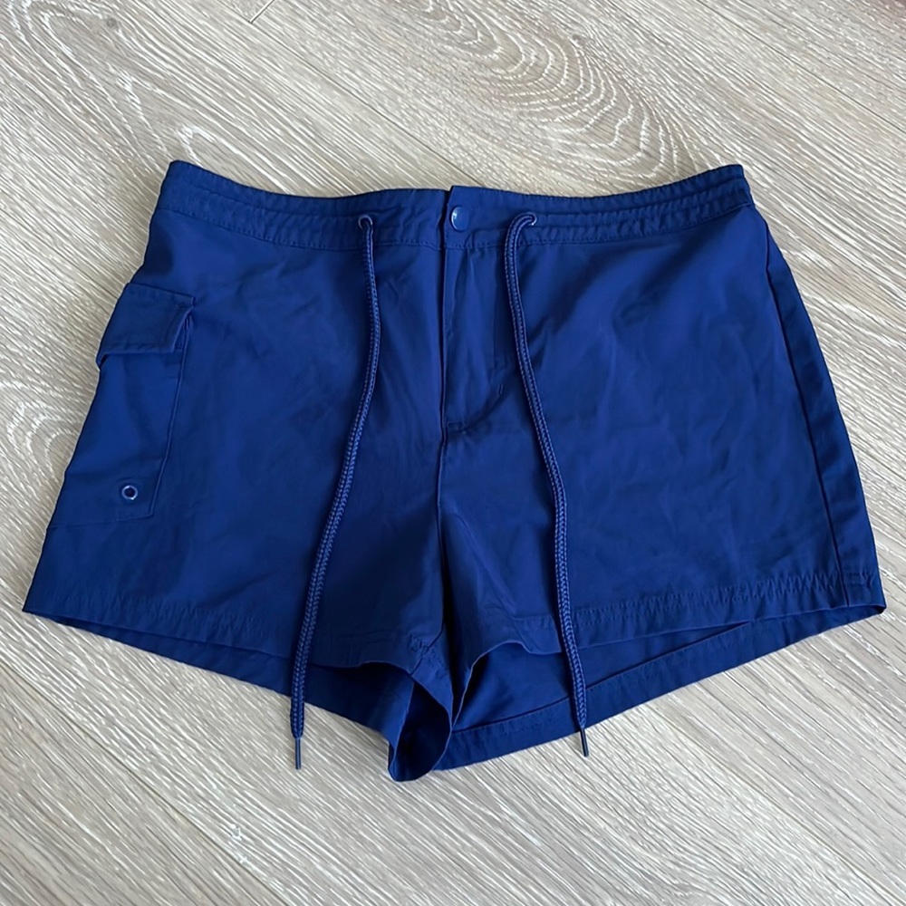 George Navy Blue Swim Shorts/Coverup - Small